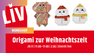 Origami zur Weihnachtszeit