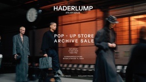 POP UP & ARCHIVE SALE // HADERLUMP ATELIER BERLIN