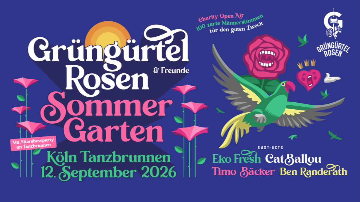 Grüngürtelrosen & Freunde - Sommergarten