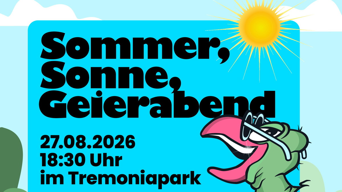 Titelbild der Veranstaltung Sommer, Sonne, Geierabend