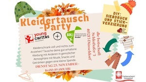 Kleidertauschparty - Dienstag, 25.November 16-19 Uhr