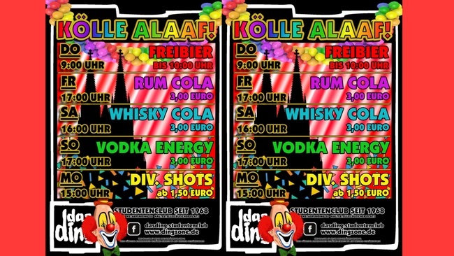 Das Ding: Kölle Alaaf! - Samstag