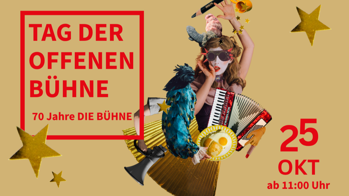 Tag der offenen BÜHNE – DIE BÜHNE wird 70!