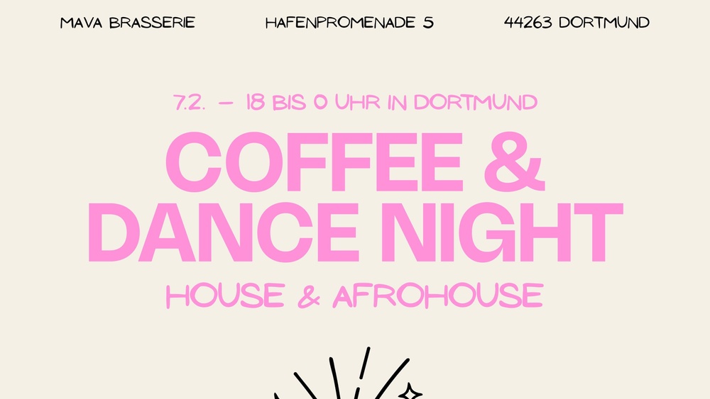 COFFEE DANCE NIGHT by espresso culture & do Not disturb