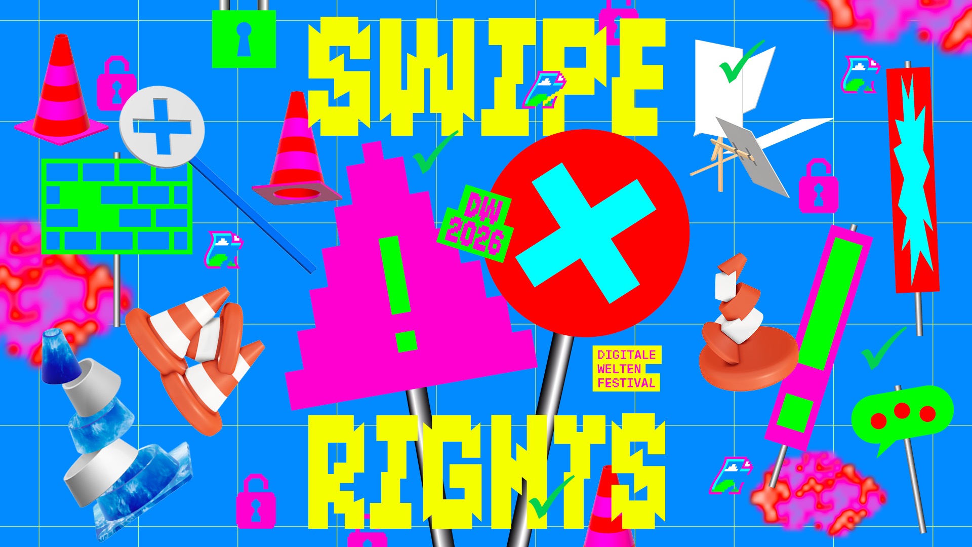 Ausstellung Digitale Welten Festival 2026 – Swipe Rights
