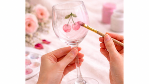 WINEGLAS BEMALEN WORKSHOP in Frankfurt