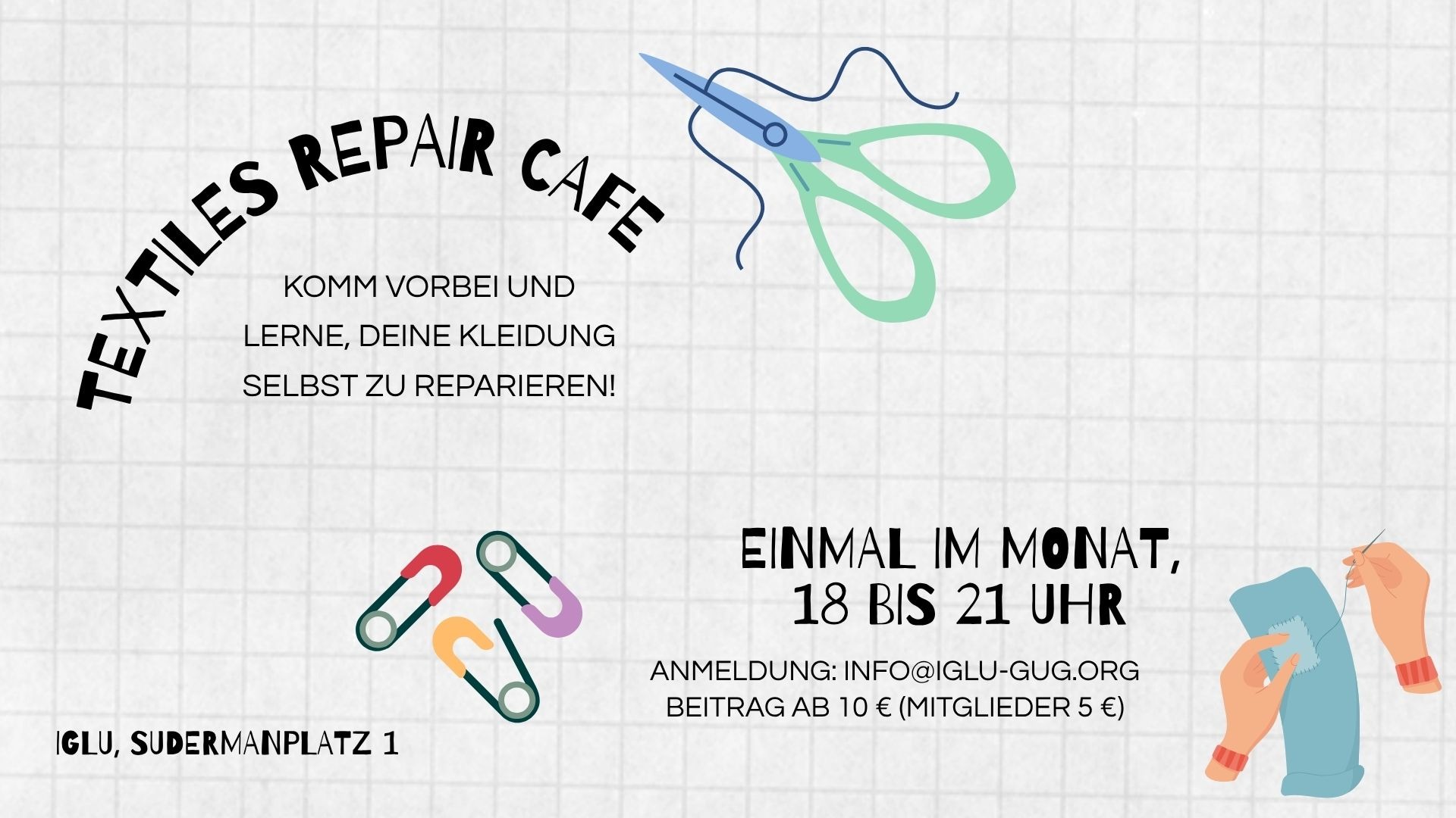 Textiles Repair Café (Workshop für Reparatur & Flicken)
