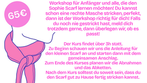 Workshop Stricken  - Sophie Scarf