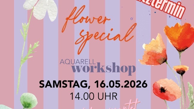 Flower Special - Aquarell Workshop