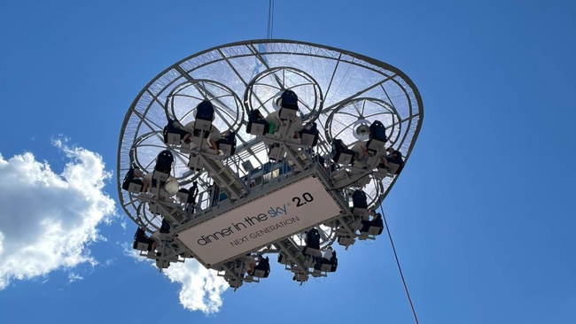 Dinner in the Sky Hamburg