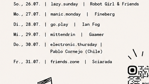 lazy.sunday mit Robot Girl & friends