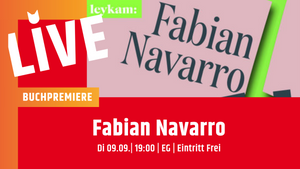 Buchpremiere mit Fabian Navarro