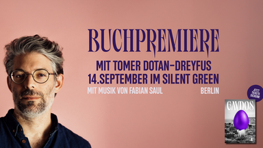 Buchpremiere GAVDOS mit Tomer Dotan-Dreyfus