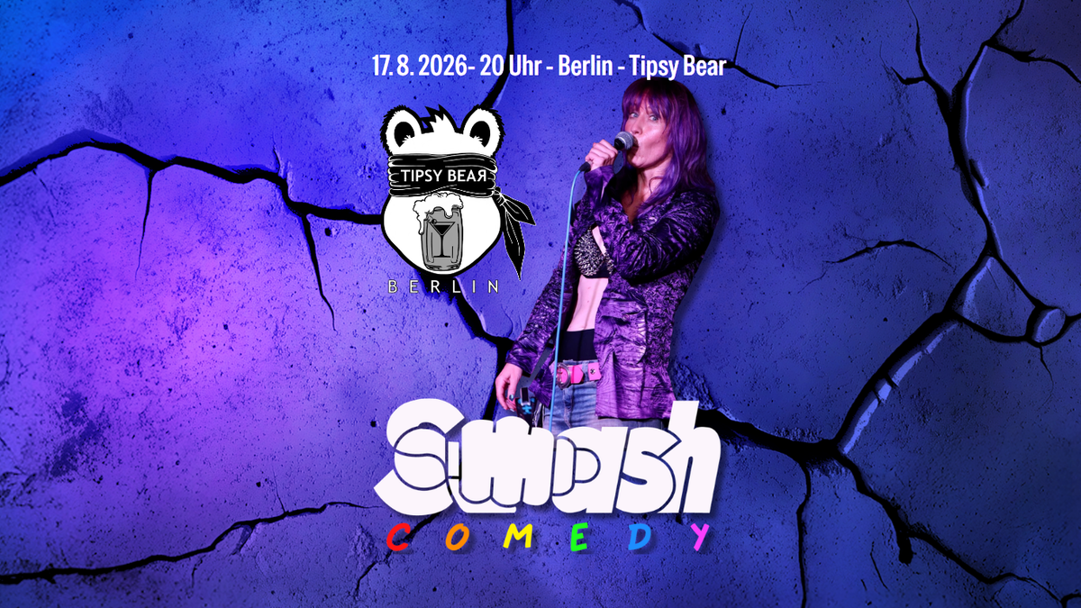 Titelbild der Veranstaltung Smash Comedy meets Tipsy Bear: Queer Stand Up Comedy