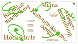 Bachelor- und Masterausstellung Kommunikationsdesign