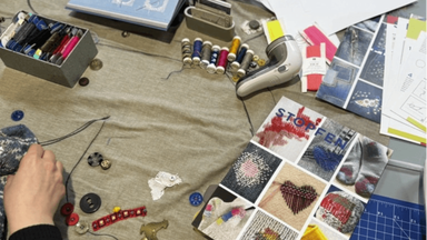 Textiler DIY Repair Treff mit collective repairs