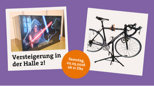 Versteigerung in der Halle 2! Wer bietet mit?