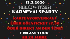 FR 13.02.26 - Karnevalsfreitag - Traditioneller Karneval beim "PITTER EM 1/4"