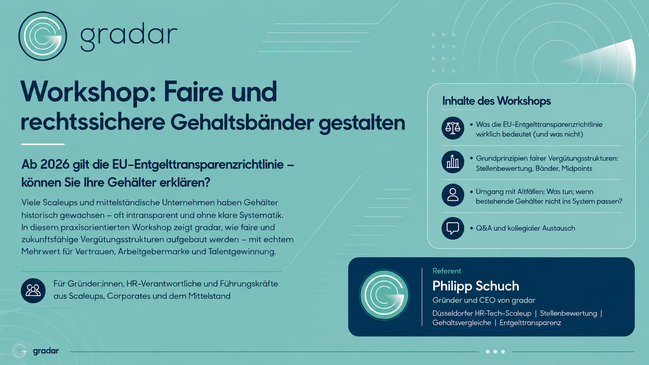 Faire Gehälter: Pflicht oder Chance?