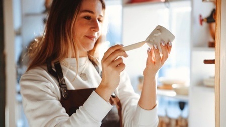 Töpfern (im Handaufbau) im Studio Calma in Düsseldorf