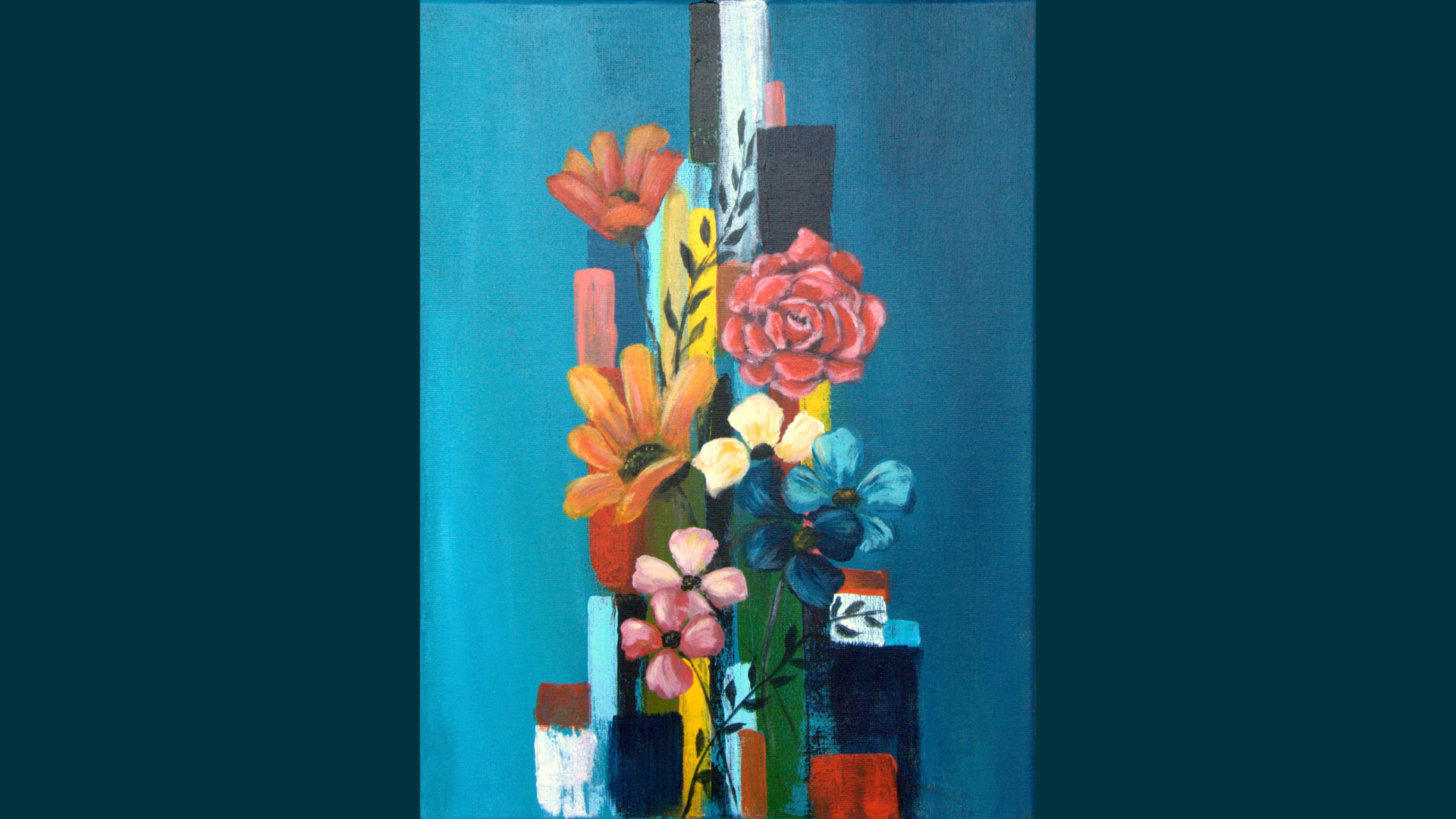 Atelier-Abend Workshop / Blumen, Formen & Freiheit
