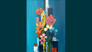 Atelier-Abend Workshop / Blumen, Formen & Freiheit