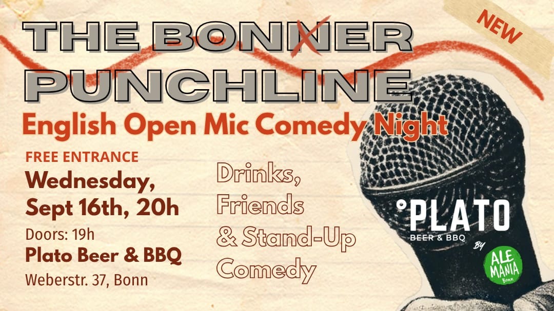 The Bonner Punchline: English Comedy Night