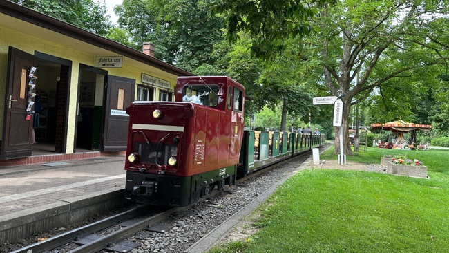 Kindertag bei der Parkeisenbahn