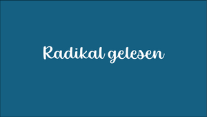 Buchclub Radikal Gelesen