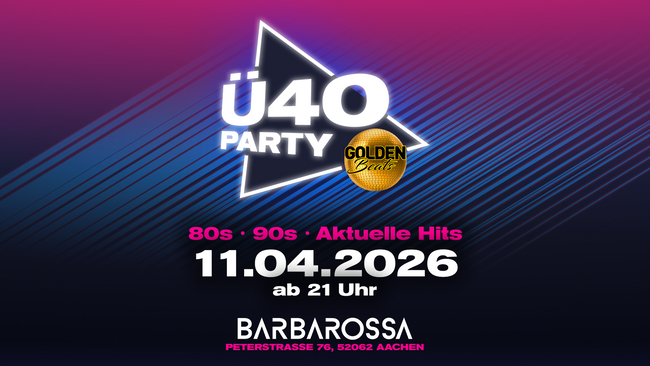 𝐆𝐨𝐥𝐝𝐞𝐧 𝐁𝐞𝐚𝐭𝐬 𝐩𝐫ä𝐬𝐞𝐧𝐭𝐢𝐞𝐫𝐭: 𝐃𝐢𝐞 𝐠𝐫𝐨ß𝐞 Ü𝟒𝟎-𝐏𝐚𝐫𝐭𝐲 𝐢𝐦 𝐁𝐚𝐫𝐛𝐚𝐫𝐨𝐬𝐬𝐚 𝐀𝐚𝐜𝐡𝐞𝐧 ✨