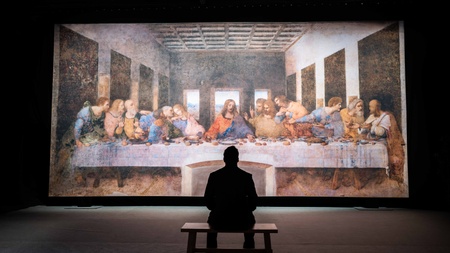 Das letzte Abendmahl-eine immersive Ausstellung von Leonardo da Vinci