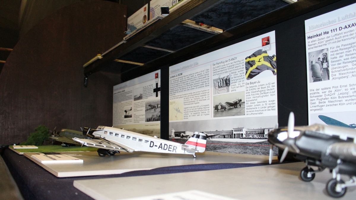 Ausstellung „100 Jahre Flughafen Köln Butzweilerhof“