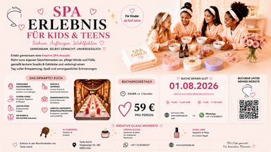 SPA Erlebnis für Kids & Teens | Relax, Create & Shine
