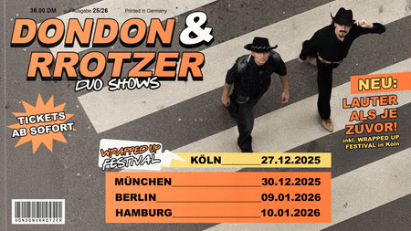 DONDON & RROTZER DUO SHOWS 2025|26 | HAMBURG