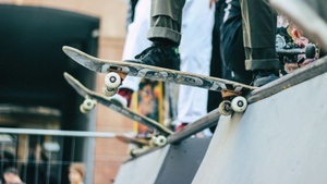 26. BBQ Skateboarding Contest