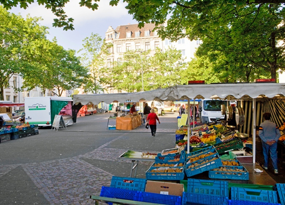 Wochenmarkt Neustadt/Nord Sudermanplatz