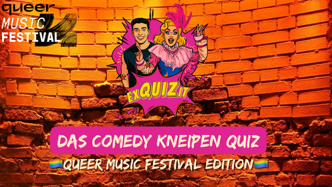 🏳️‍🌈 ExQUIZit - Das Comedy Kneipenquiz <QUEER MUSIC FESTIVAL EDITION> 🏳️‍🌈
