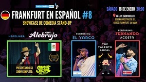 Frankfurt en español #8 - Comedia stand-up | México, Argentina y Costa Rica