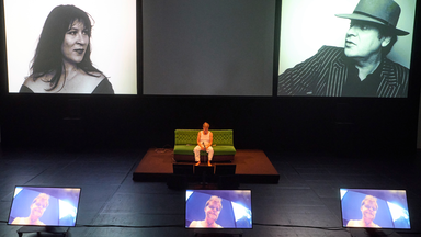 Genetik Woyzeck – Performance von Harriet Maria Meining, Peter Meining, Lars Rudolph