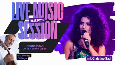 Live Music Session mit Christine Saci ✨