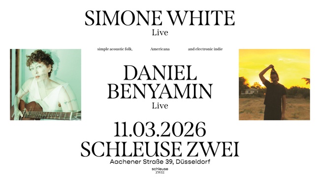 Simone White – LIVE  & Daniel Benyamin – LIVE