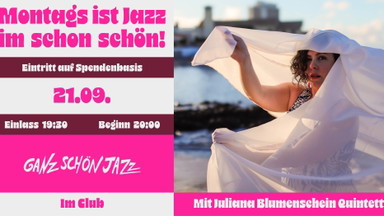 Ganz schön Jazz mit Juliana Blumenschein Quintett