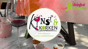 Kunst & Korken - Das neue wine & paint Format auf dem Weinfest Chemnitz