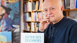 Yadegar Asisi liest aus "Zeiten des Zeichnens"