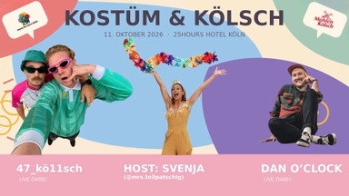 11.10. │Kostüm un Kölsch with @mrs.tollpatschig & Mühlen Kölsch