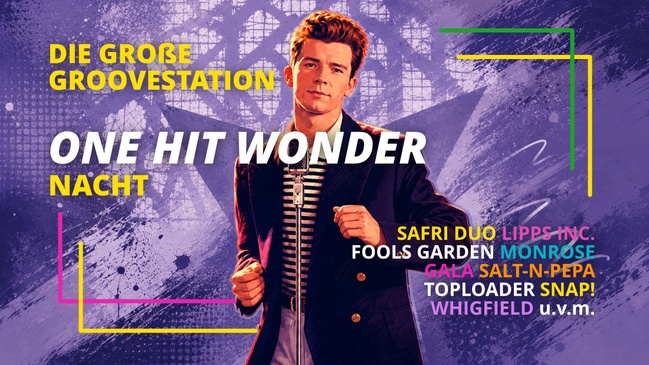 Die große GrooveStation One-Hit-Wonder Nacht