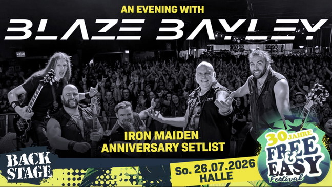 An Evening with "BLAZE BAYLEY" Iron Maiden Anniversary Setlist | FREE & EASY FESTIVAL 2026
