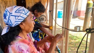 Das Geschenk der Spinne. Web-, Häkel- und Strickworkshops