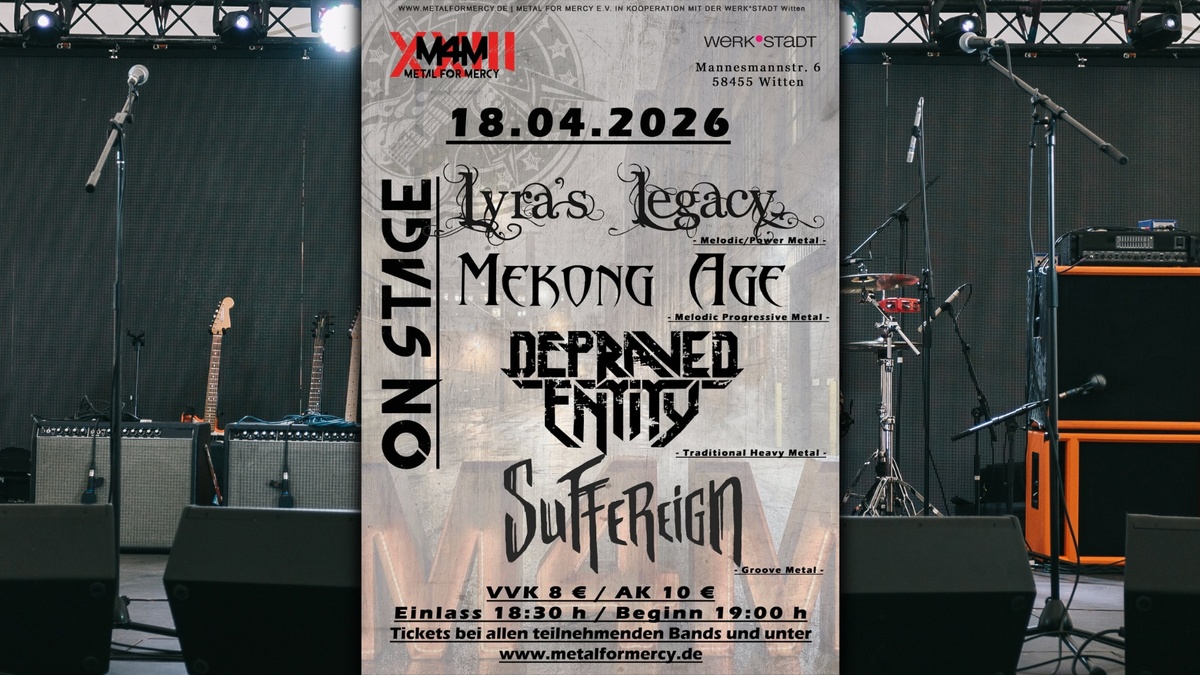 Metal For Mercy - On Stage -