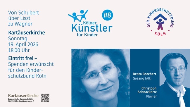 Benefizkonzert Kölner Künstler für Kinder